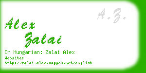 alex zalai business card